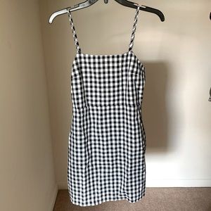 Nasty Gal Gingham Shift Dress Size 4 (S)
